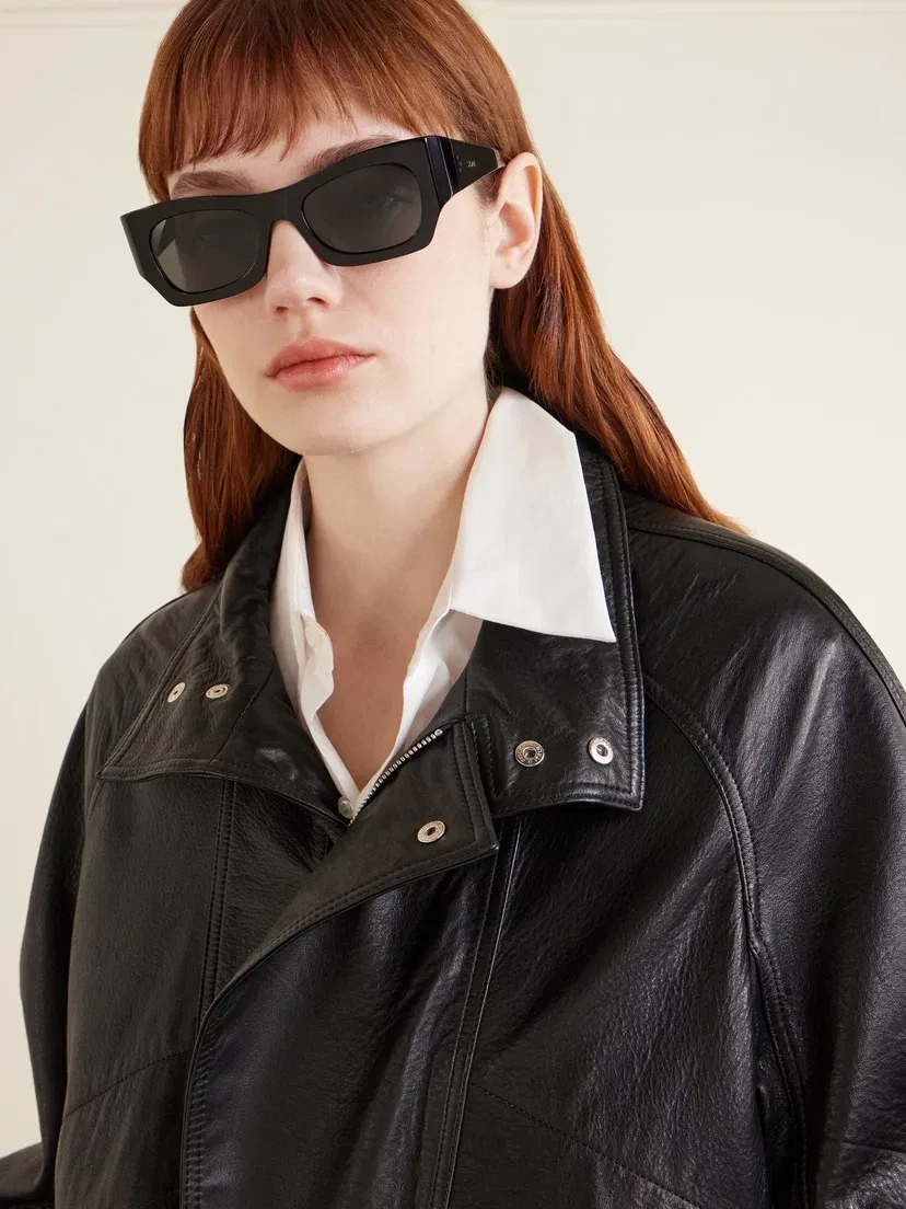 Квадратные солнцезащитные очки из ацетата CELINE EYEWEAR, черный — фото 2