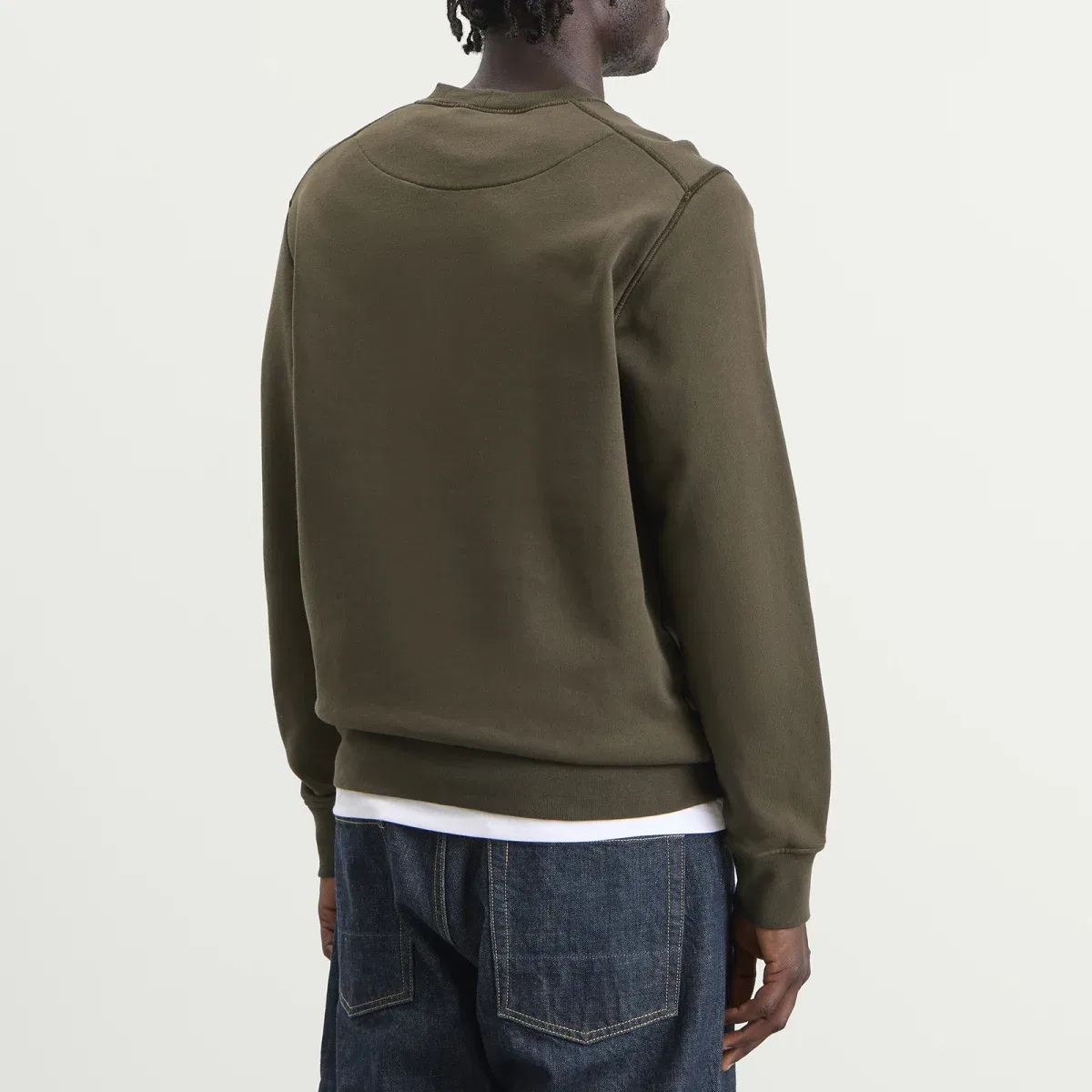 Свитшот из органического хлопка Stone Island, Charcoal — фото 3