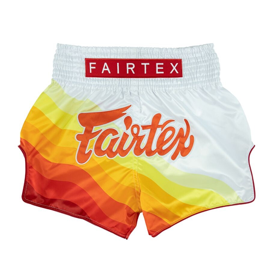 

Шорты для тайского бокса Fairtex BS1932, размер XL, белый/красный