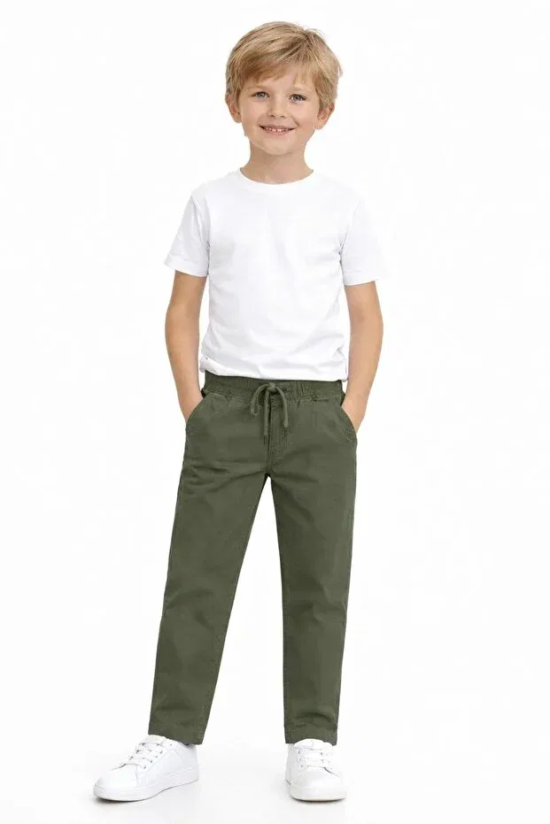 Детские брюки для мальчиков прямого кроя Tommiks Kids, Khaki