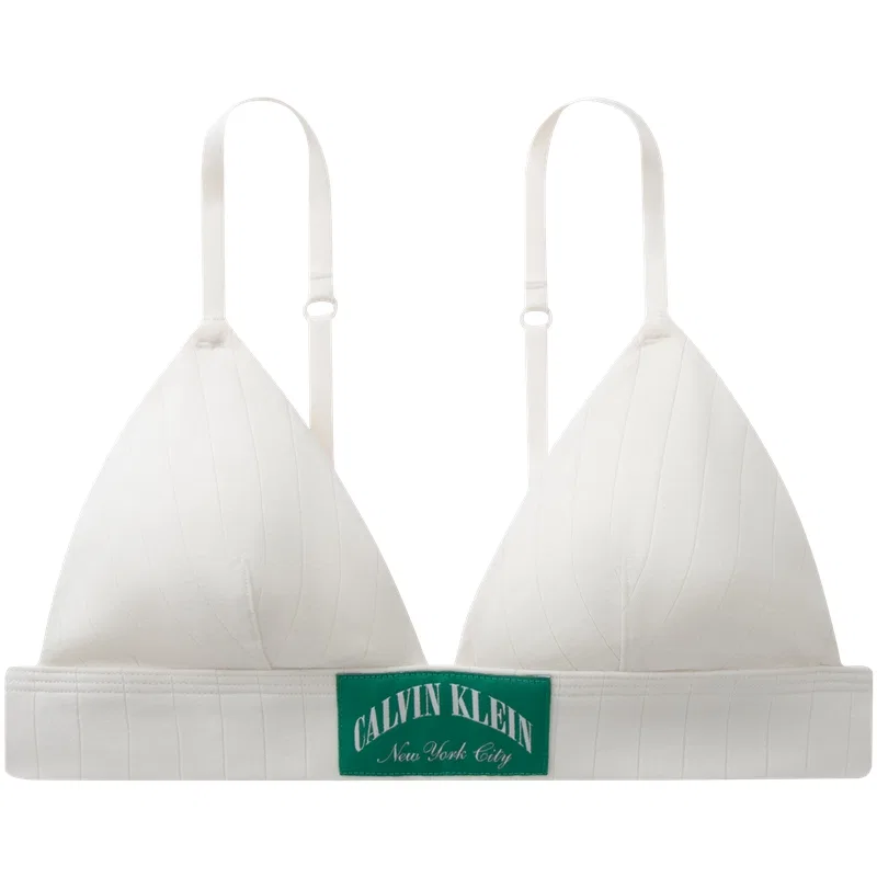 Женский бюстгальтер с винтажной резинкой Calvin Klein, Ivory