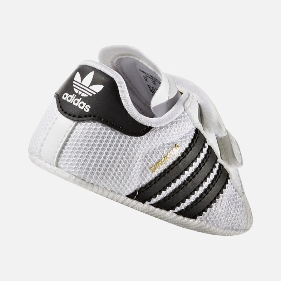 Детские повседневные кроссовки Superstar Crib CO adidas, Белый — фото 3