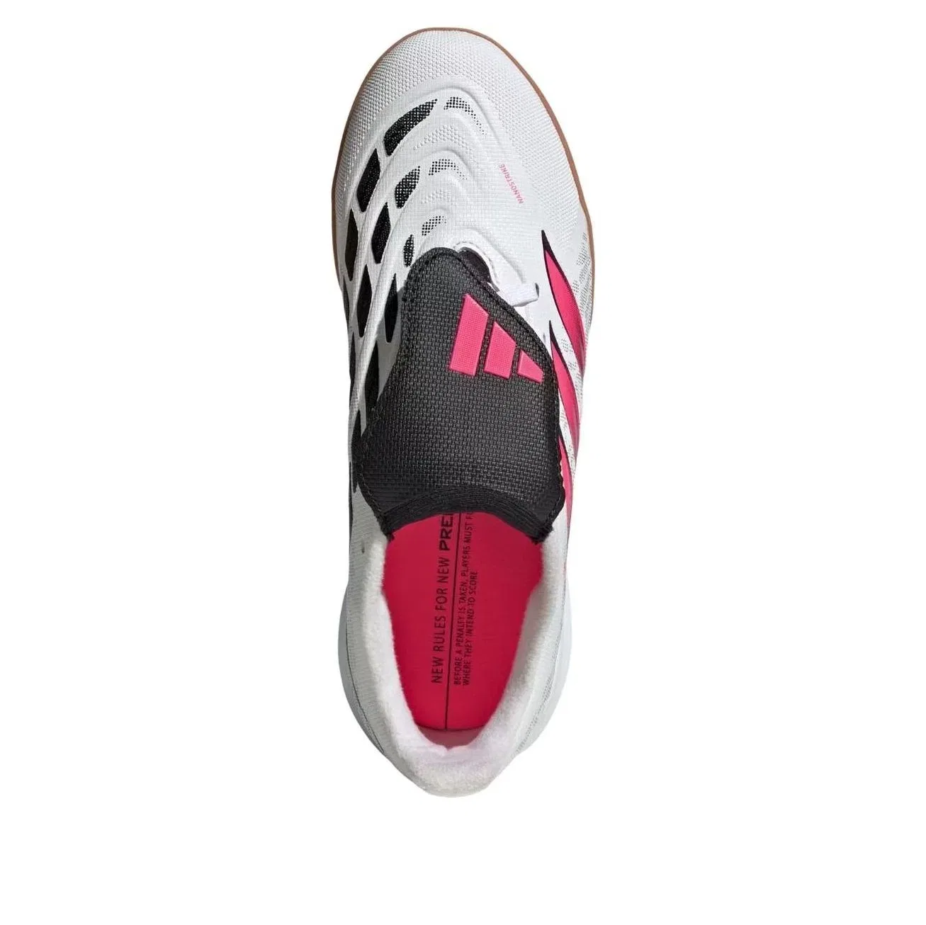 Детские футбольные бутсы с длинным языком Predator League IC Adidas, белый — фото 2