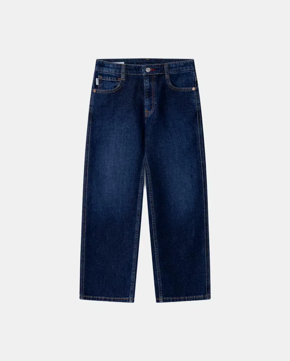 Детские джинсы для мальчиков свободного кроя Baggy Jo Pepe Jeans, Azul Índigo