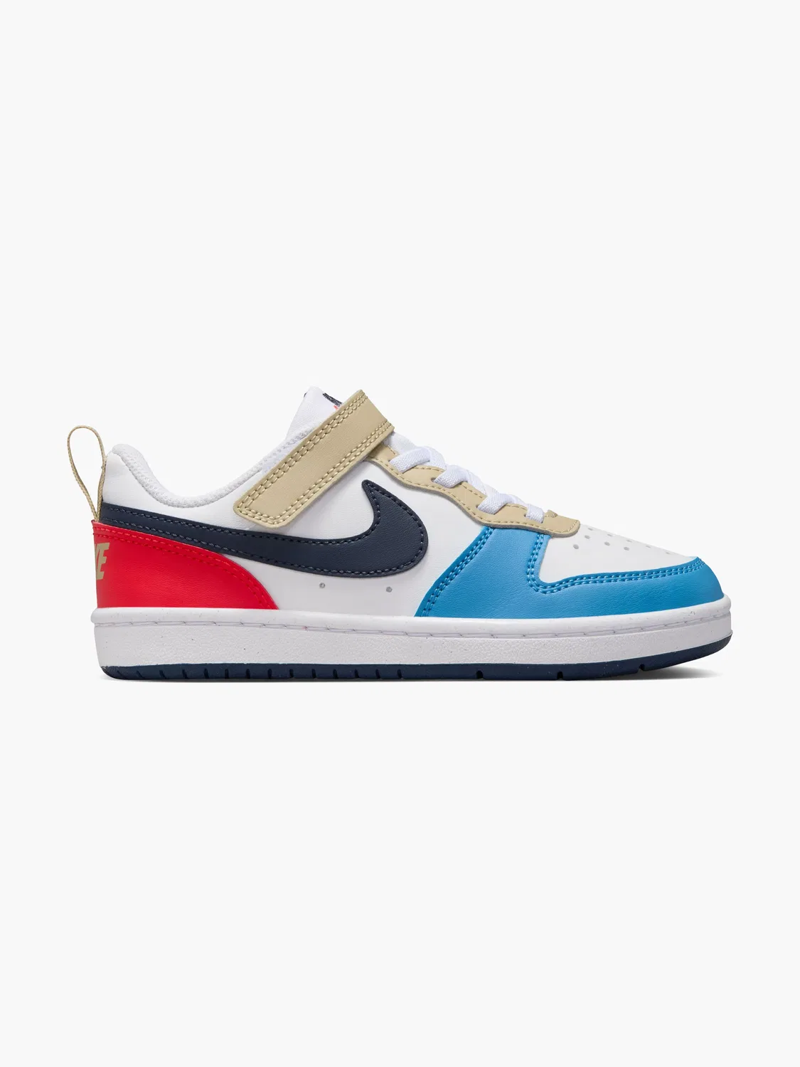 Детские кроссовки на липучках Nike COURT BOROUGH LOW RECRAFT PS, синий
