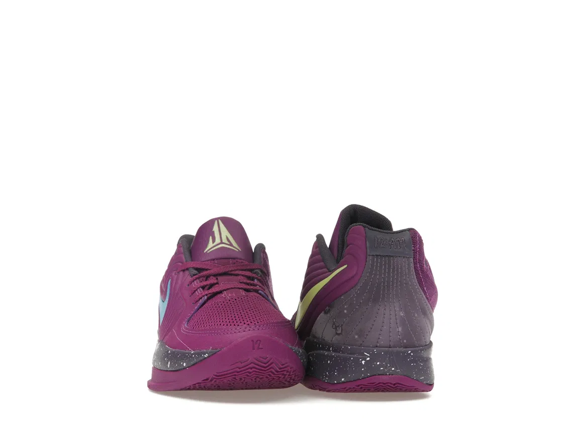 Детские кроссовки для мальчиков с принтом Nike Ja 2 Nike, Bold Berry Light Lemon Twist Dark Raisin Baltic Blue — фото 2