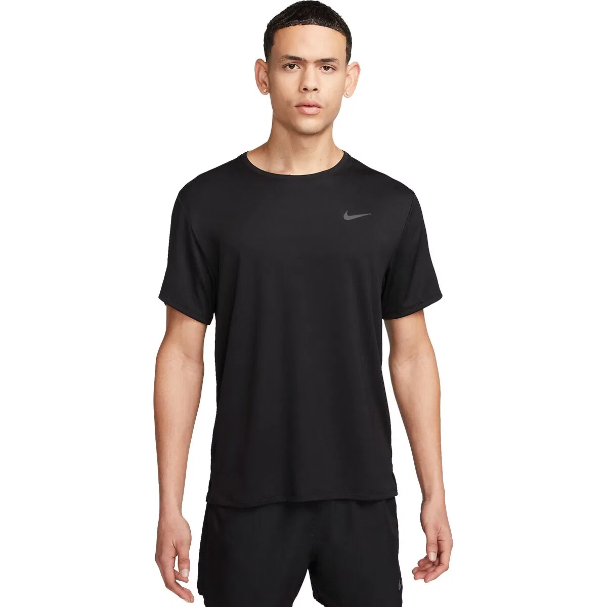 Мужская футболка Nike Dri-FIT UV Miler, Black Reflective Silv