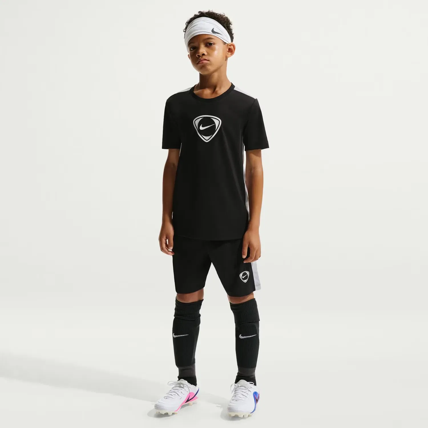 Детские шорты для мальчиков с технологией Dri-FIT Academy+ Nike, Negro — фото 3