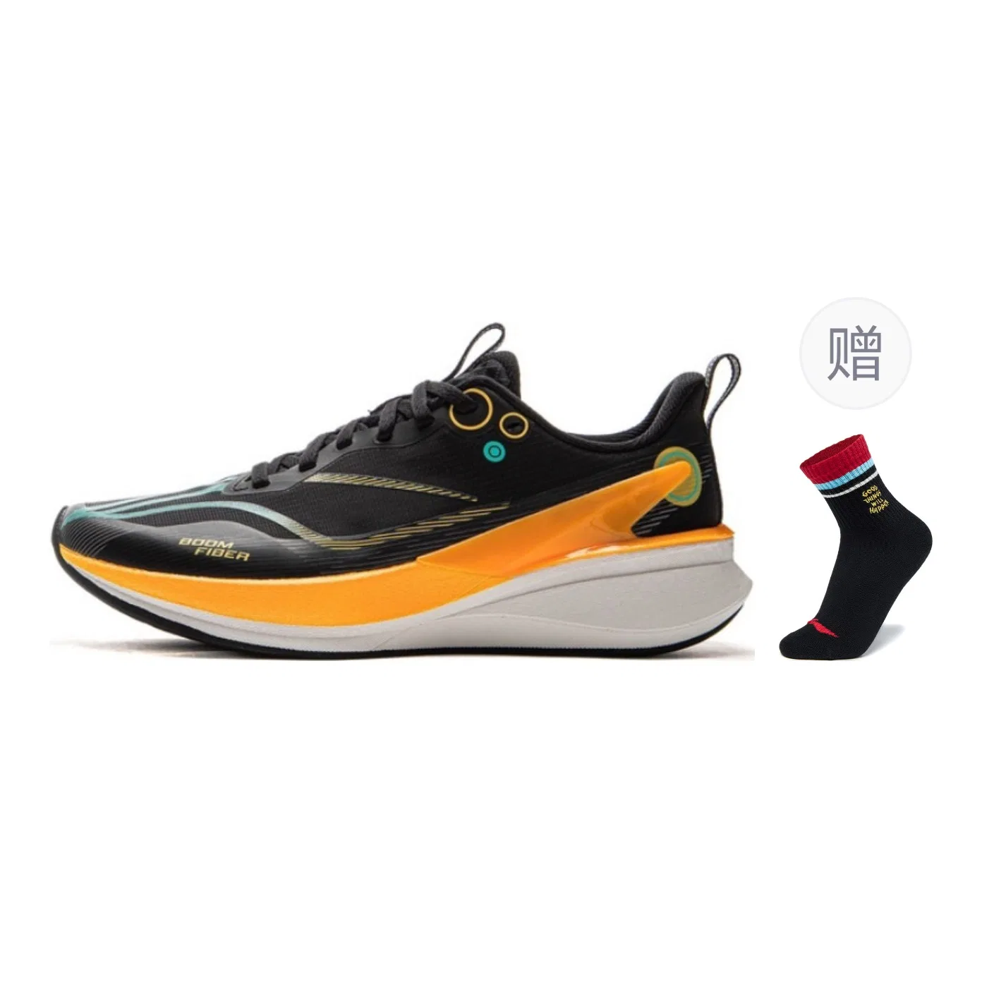Детские кроссовки для бега с низким верхом YOUNG Red Hare 8 PRO Li-Ning YOUNG, Black