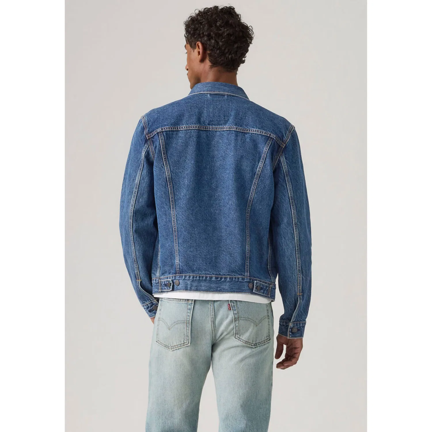 Мужская джинсовая куртка Trucker Jacket Levi's, Million Dollar T — фото 3