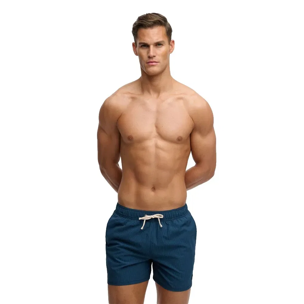 Плавки Superdry Seer Sucker 15 Superdry, синий — фото 4