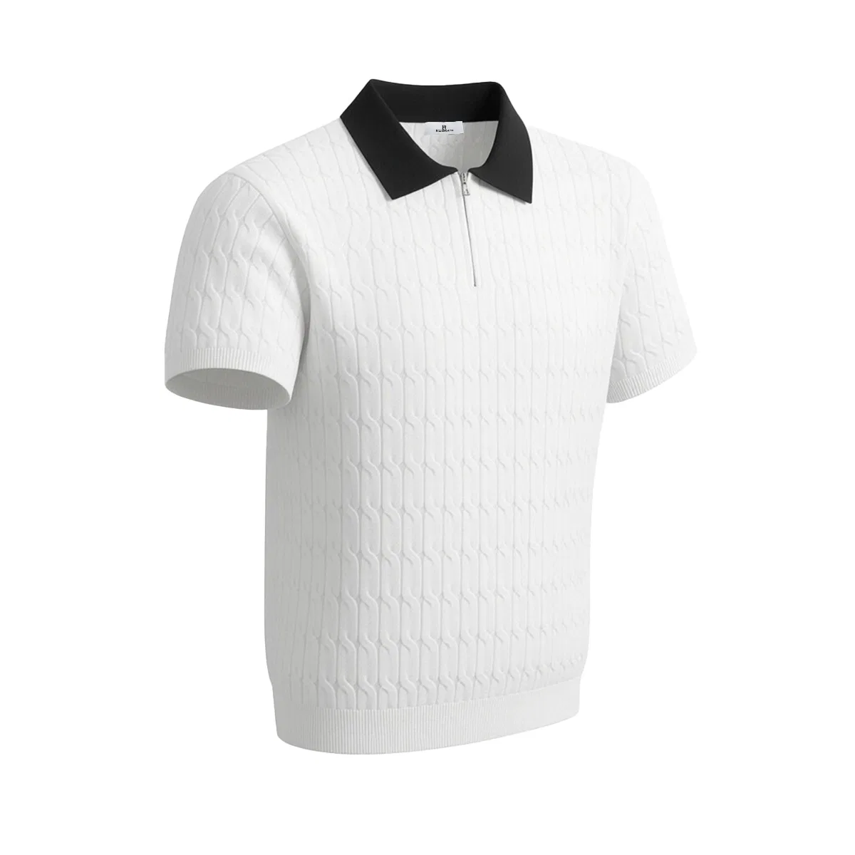 Детское вязаное изделие с отложным воротником Moderate, PAL ONGACO, White