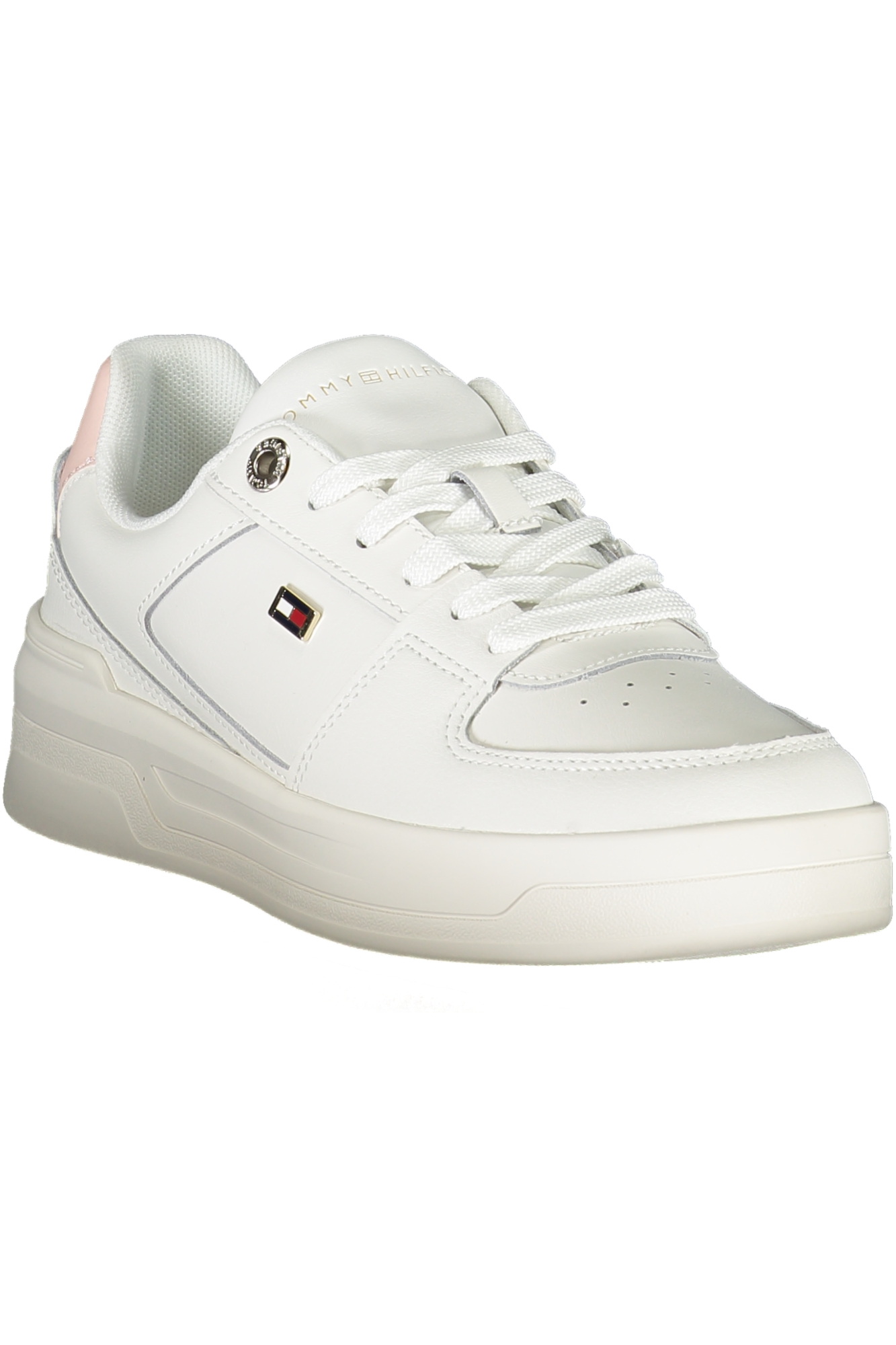 Кроссовки спортивные Tommy Hilfiger женские, белый / розовый — фото 2