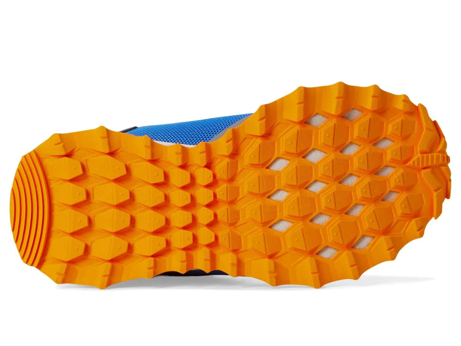 Детские кроссовки с верхом из кожи и сетки Saucony, Blue Orange — фото 3