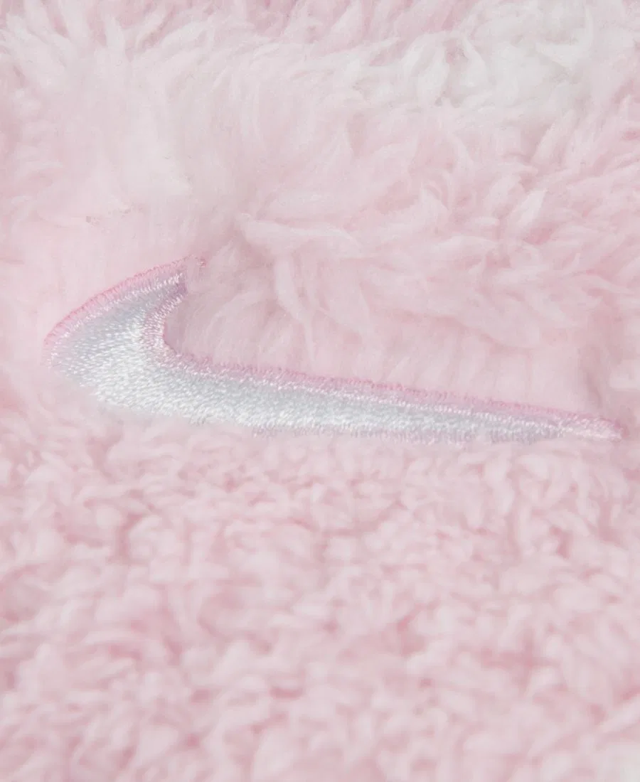 Детский комбинезон с капюшоном и принтом, на молнии Nike, Pink Foam — фото 3