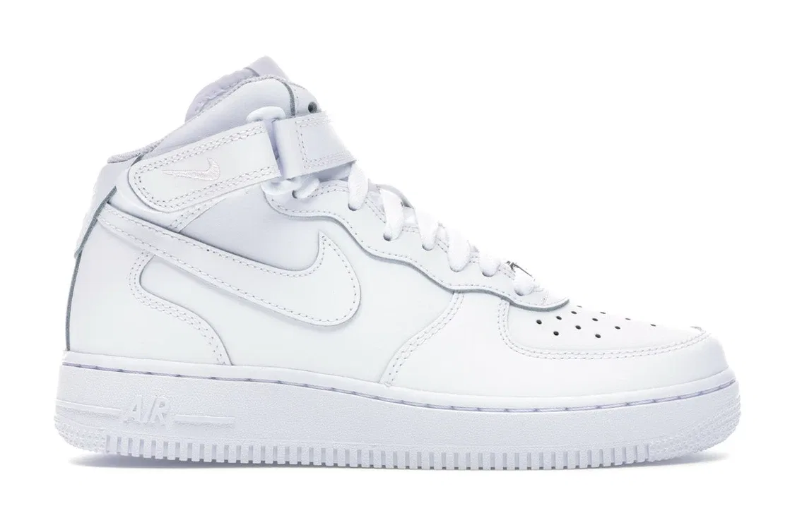 Детские кроссовки для активного отдыха Nike Air Force 1 Mid, White/White