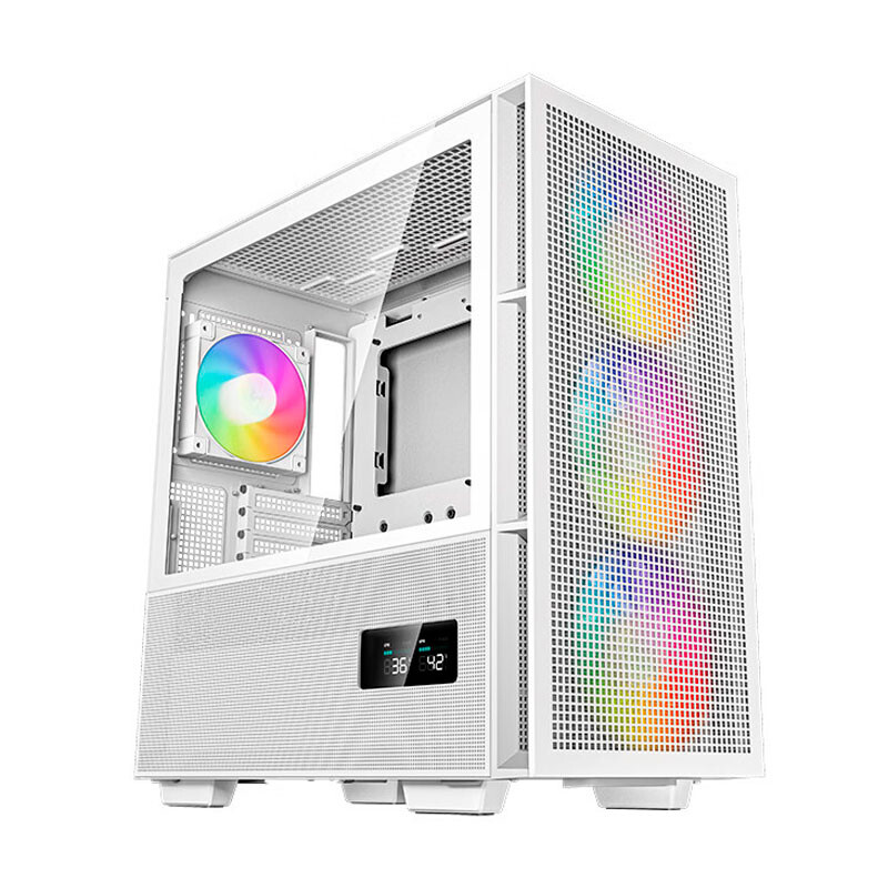 

Корпус DeepCool CH560 Digital WH, Mid Tower, белый