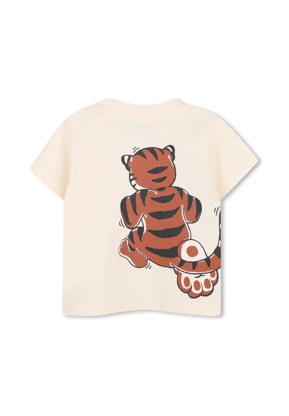 Футболка с принтом "manches courtes" - футболка с принтом Kenzo Kids, Pale Trench — фото 2