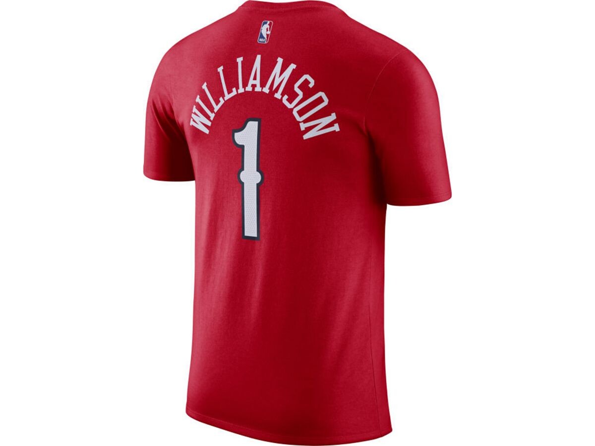 

Мужская футболка new orleans pelicans zion williamson Jordan, красный