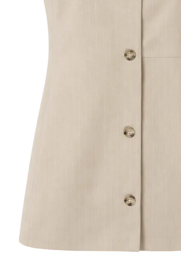 Платье хлопковое Dress - shirt dress Phard, бежевый — фото 4