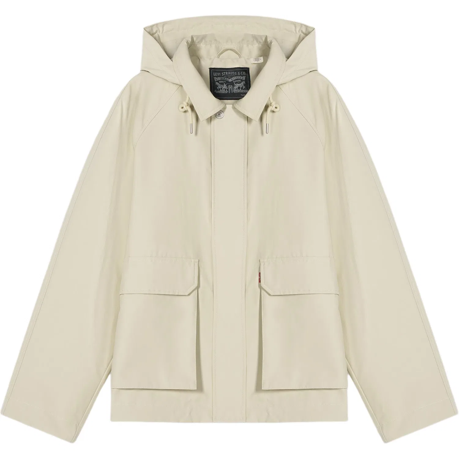 Мужская куртка с капюшоном и отстегивающейся подкладкой, Khaki, Levis