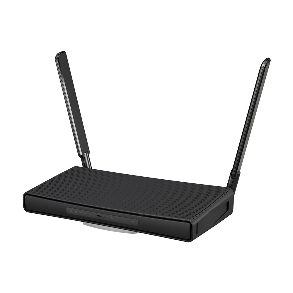 

Wi-Fi роутер MikroTik hAP ax2, C52IG-5HAXD2HAXD-TC, чёрный
