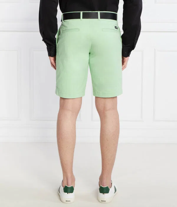 Мужские шорты-чинос с ремнем Modern Twill Calvin Klein, Lime — фото 4