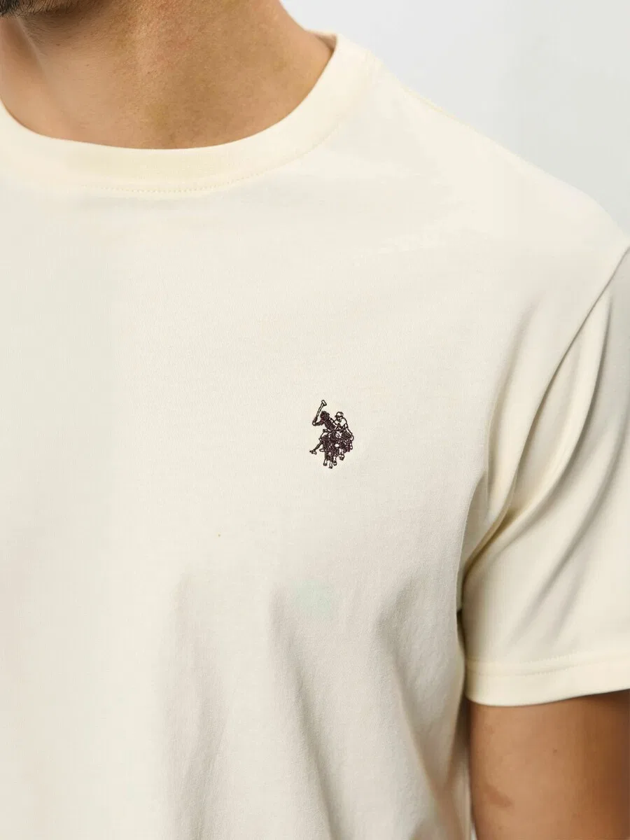 Рубашка на пуговицах стандартного кроя 'UMArjun' серого цвета U.S. POLO ASSN. — фото 4