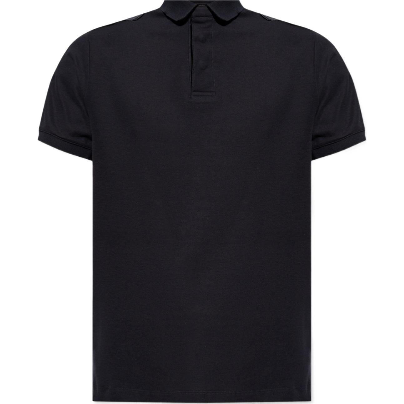 

Рубашка-поло с короткими рукавами и вышитым логотипом EMPORIO ARMANI, Marine Blue