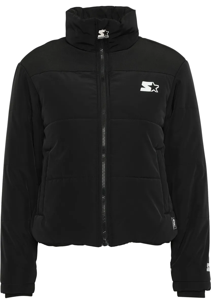 

Зимняя куртка Starter Black Label "Start Black Label Women's Ladies Starter Logo Puffer Jacket" (1 шт.), без капюшона, черный