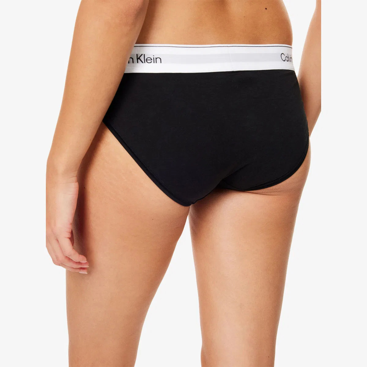 Трусики-бикини icon из хлопково-модального трикотажа Calvin Klein, черный — фото 4