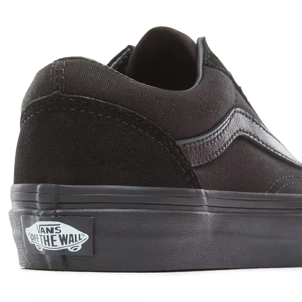 Детские кроссовки с культовым боковым кантом Vans Old Skool, Black — фото 4