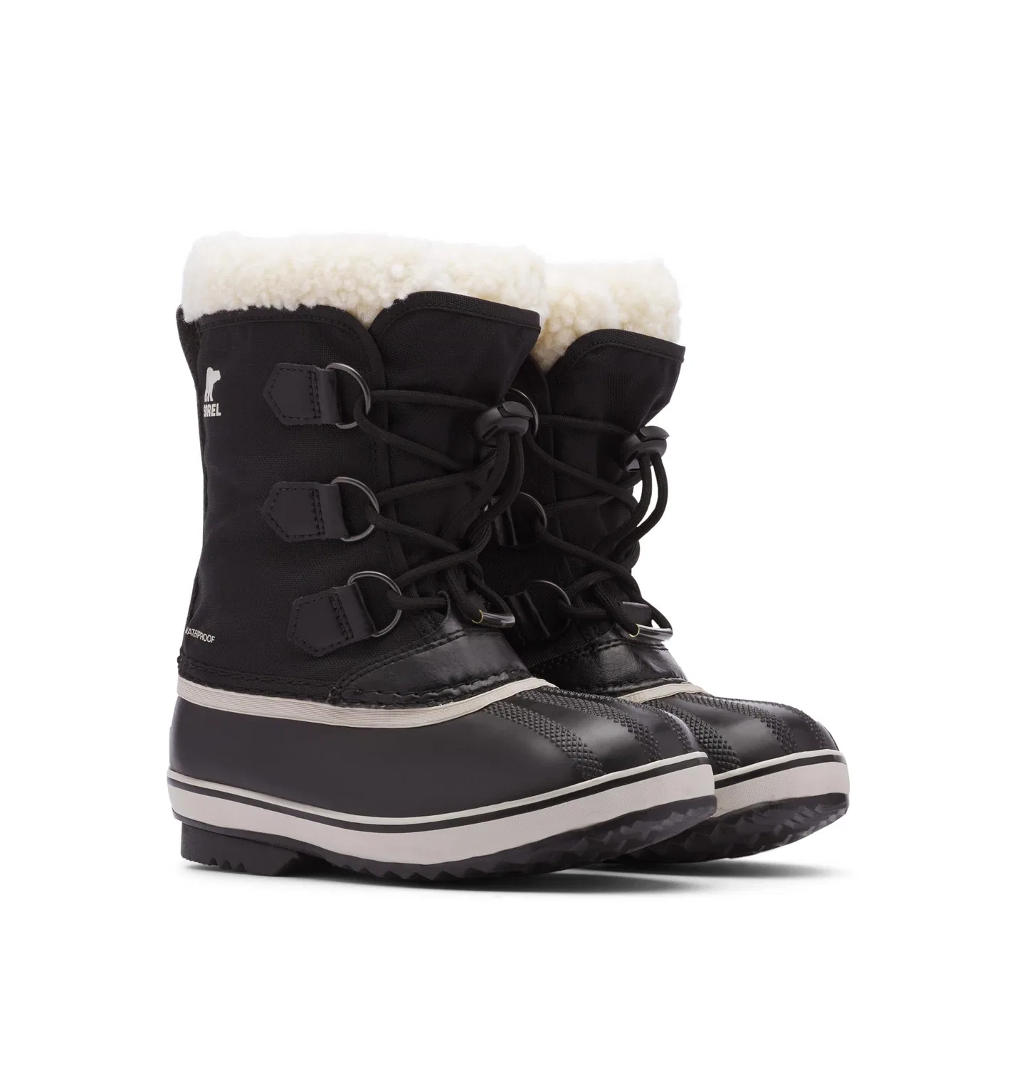 Детские зимние ботинки для мальчиков водонепроницаемые Yoot Pac Nylon Waterproof Sorel, Black