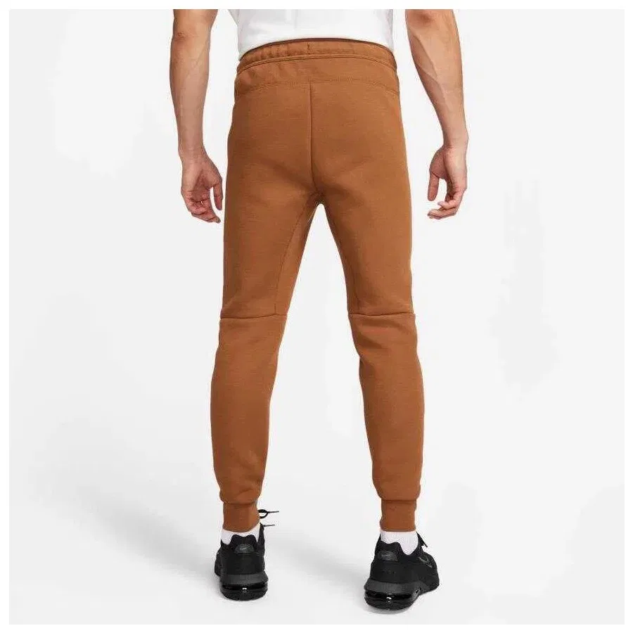 Спортивные брюки-джоггеры с длинным рукавом Nike Tech Fleece Jogger FB8002-281, Коричневый — фото 2