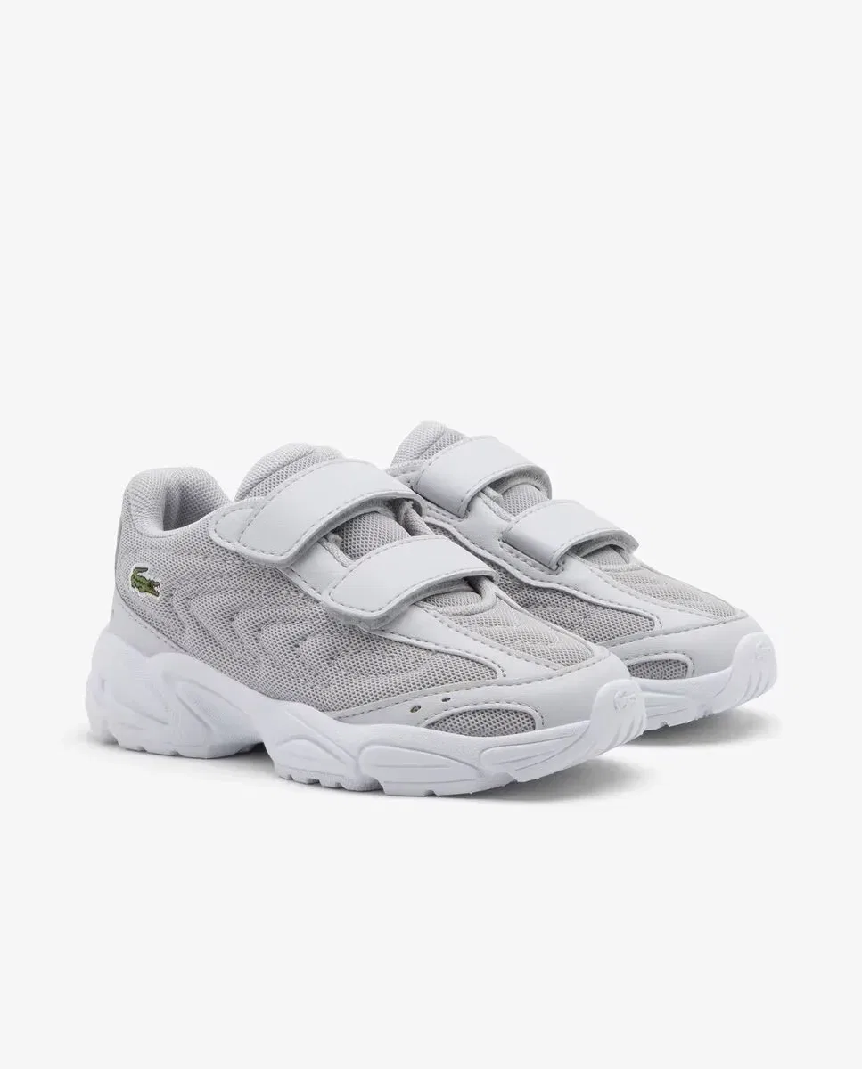 Детские кроссовки с крокодилом Storm 96 2K Lite Lacoste, Gris Claro — фото 3