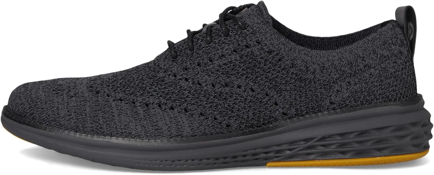 Мужские туфли Cole Haan Grand Hurrion Stitchlite Wingtip Oxford, черный — фото 4