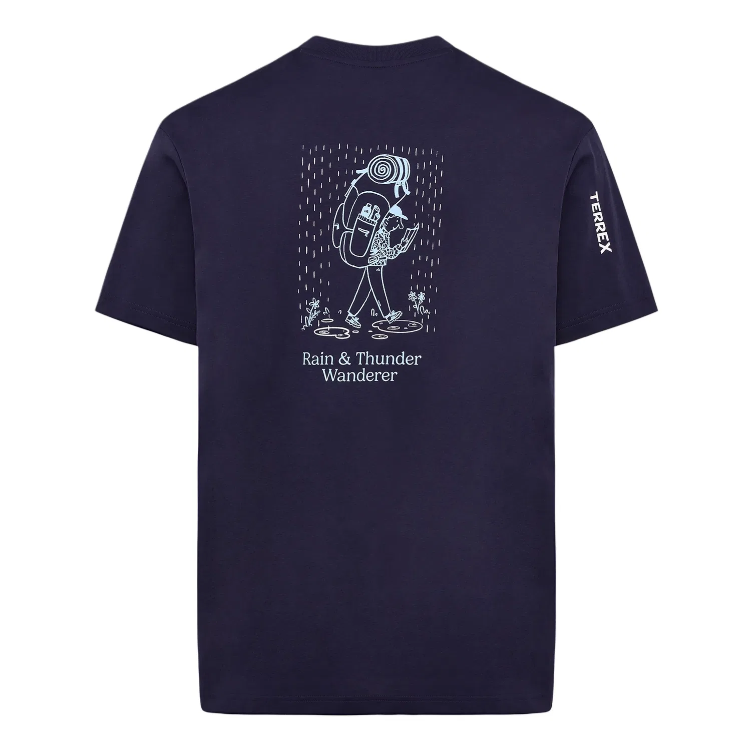 Футболка Terrex, Adidas, Dark Ink Blue — фото 3