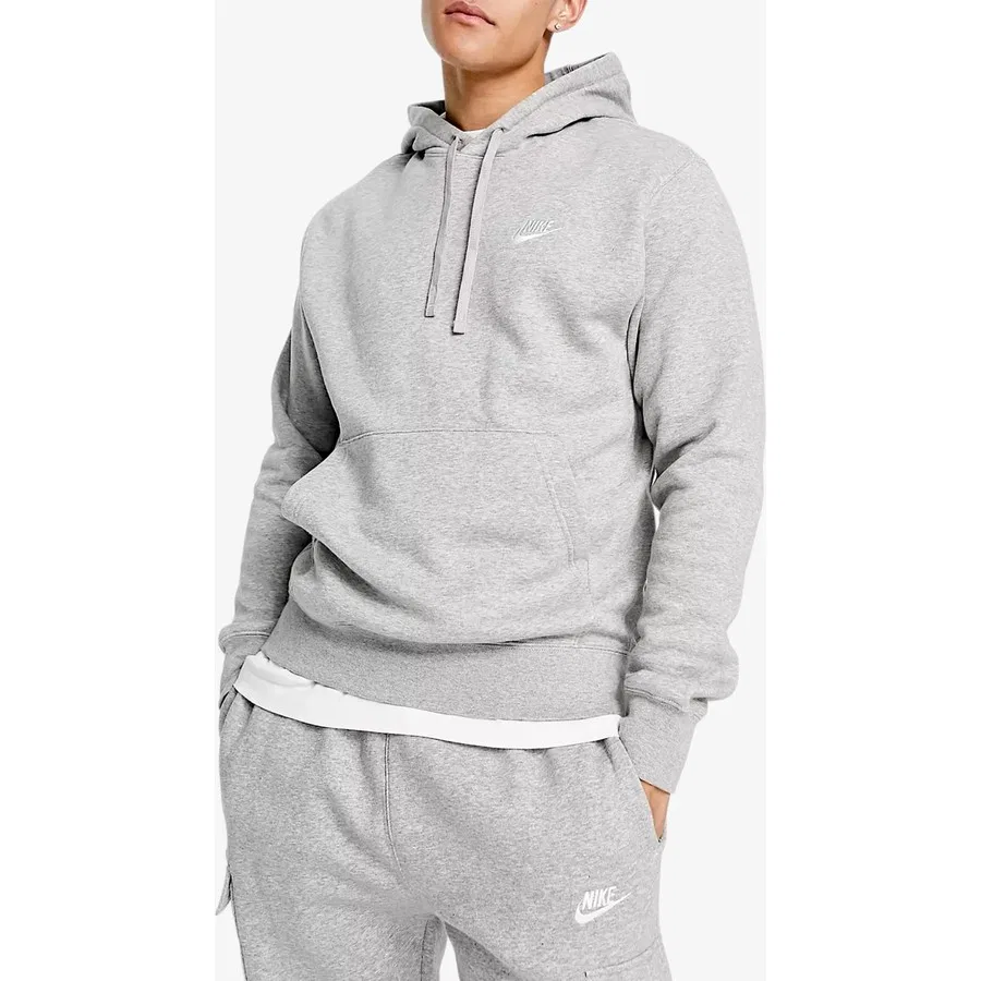 Свитшот капюшоном с принтом Tech Fleece Windrunner Full Zip Hoodie Nike, Серый — фото 3
