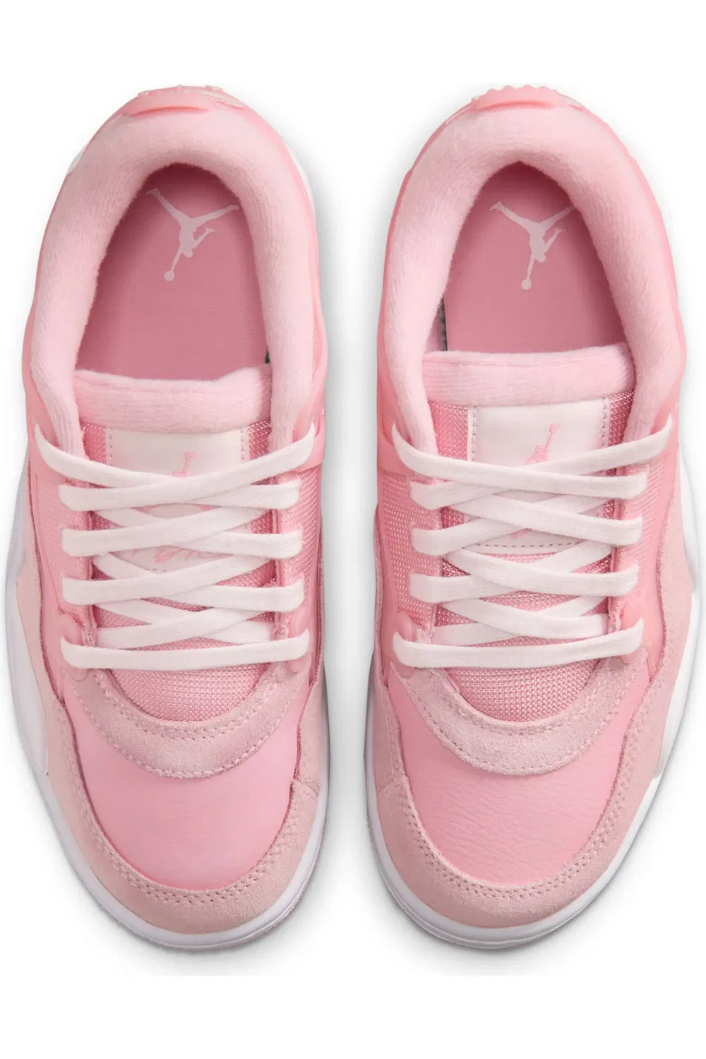 Детские кроссовки на платформе Air Jordan 4 RM Jordan, Soft Pink/White/Pearl Pink — фото 3