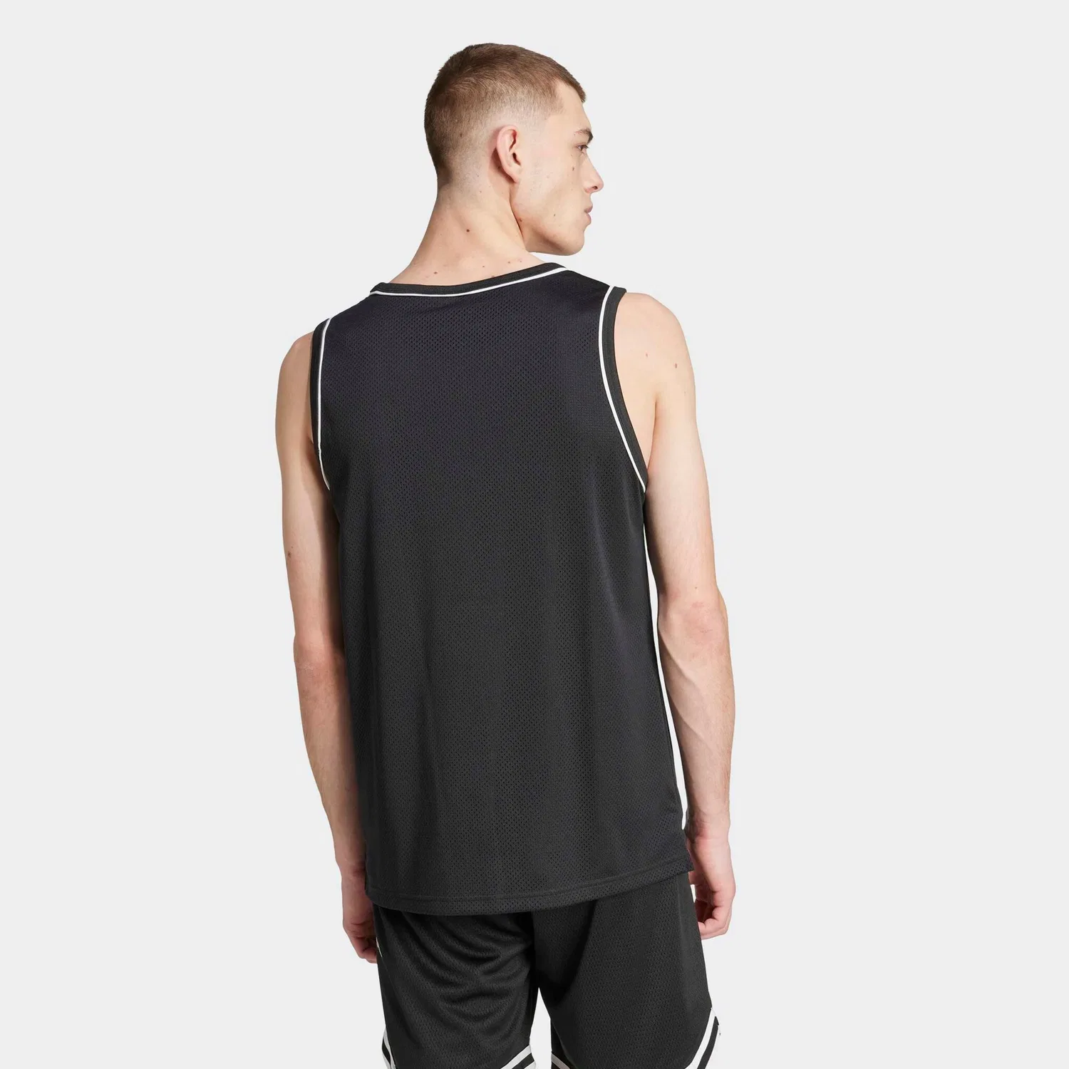 Мужская топ-безрукавка с логотипом Adidas Originals, Black — фото 2
