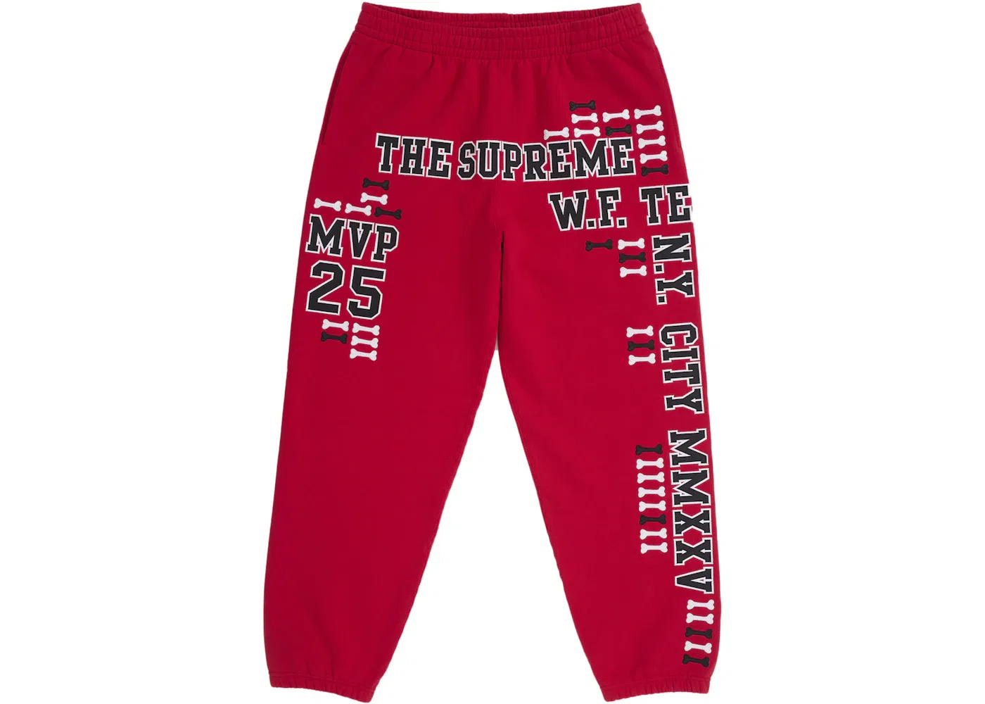 Мужские спортивные штаны с логотипом Supreme League Champs Sweatpant, Red
