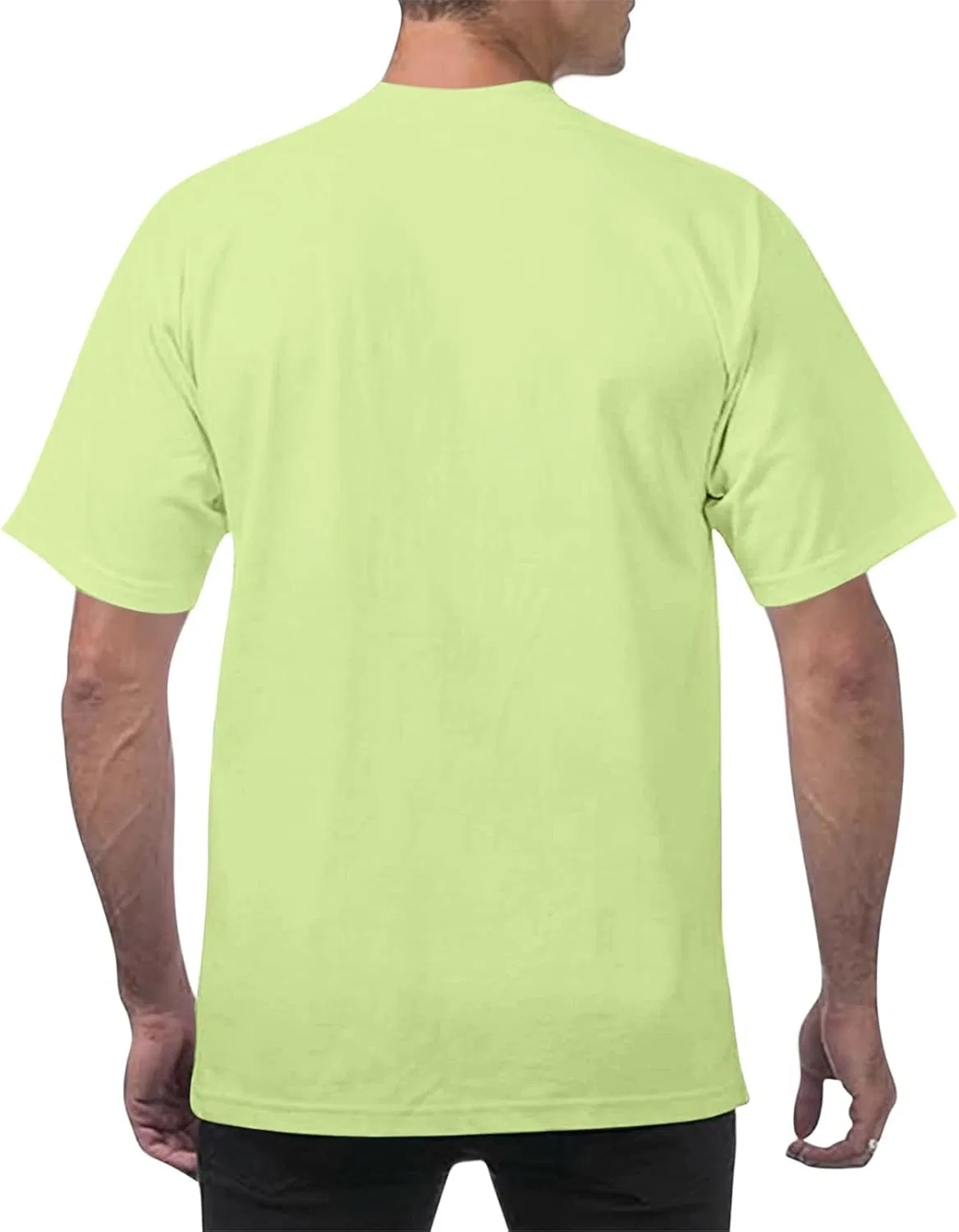 Мужская футболка с коротким рукавом для бега и тренировок, Mint Green — фото 2