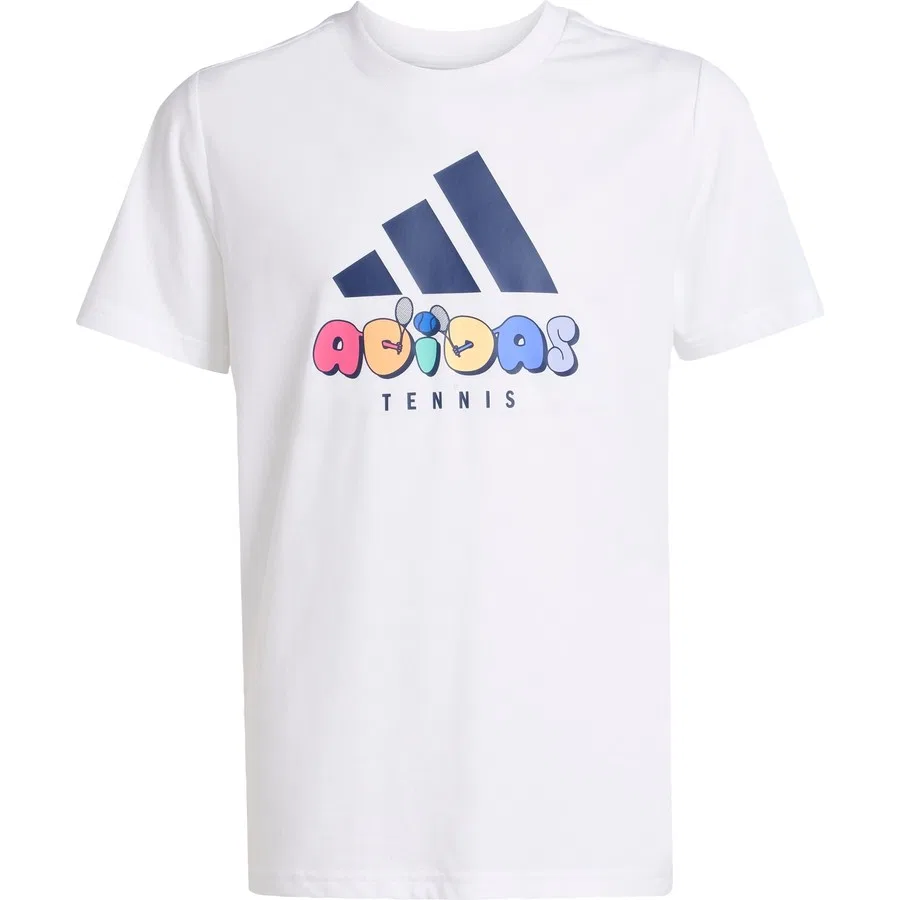 Детская футболка с принтом Performance Tennis Category Graphic adidas, Белый