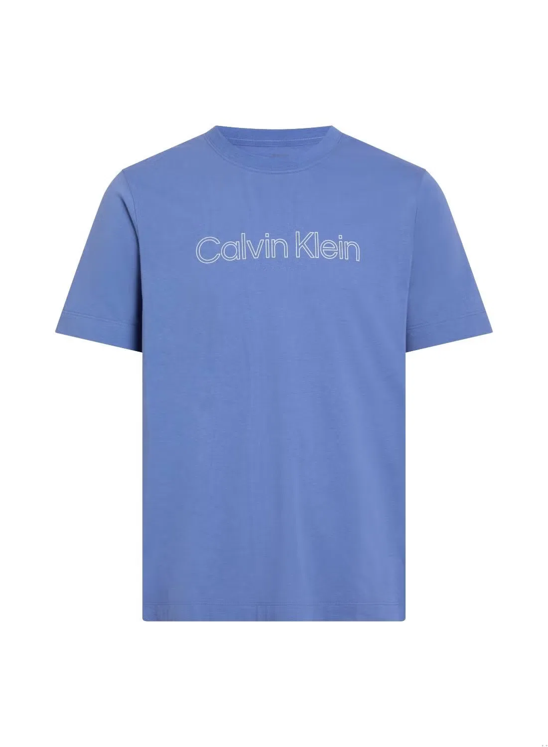 Футболка с принтом графическая Calvin Klein, синяя