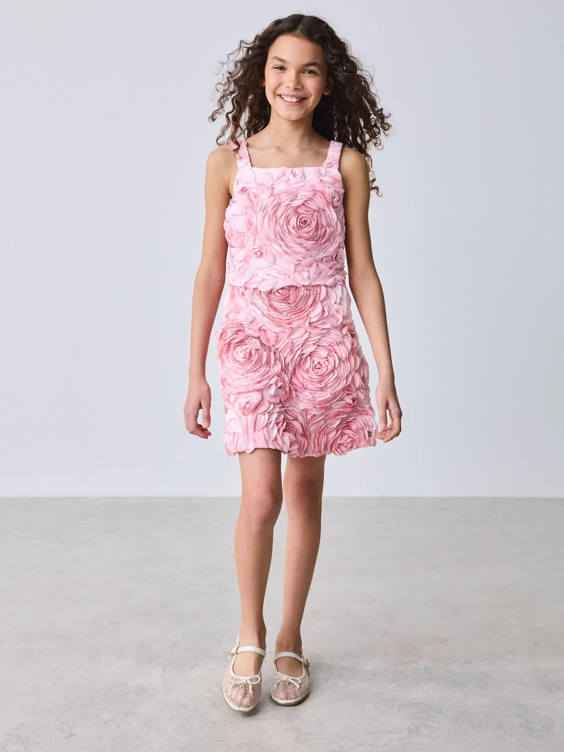 Комплект из топа и юбки с 3D цветами Baker by Ted Baker, розовый