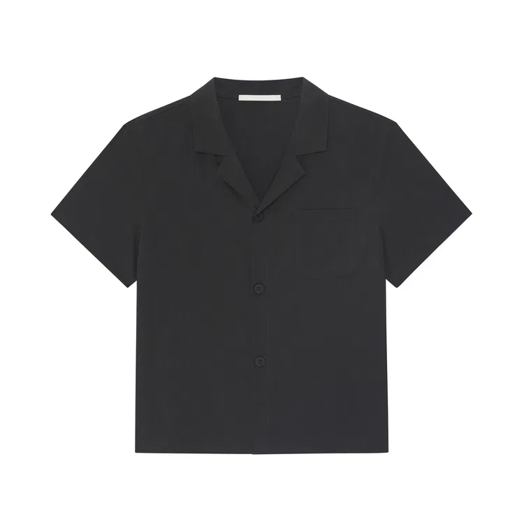 Детская рубашка с коротким рукавом Nice Rice, Space Black