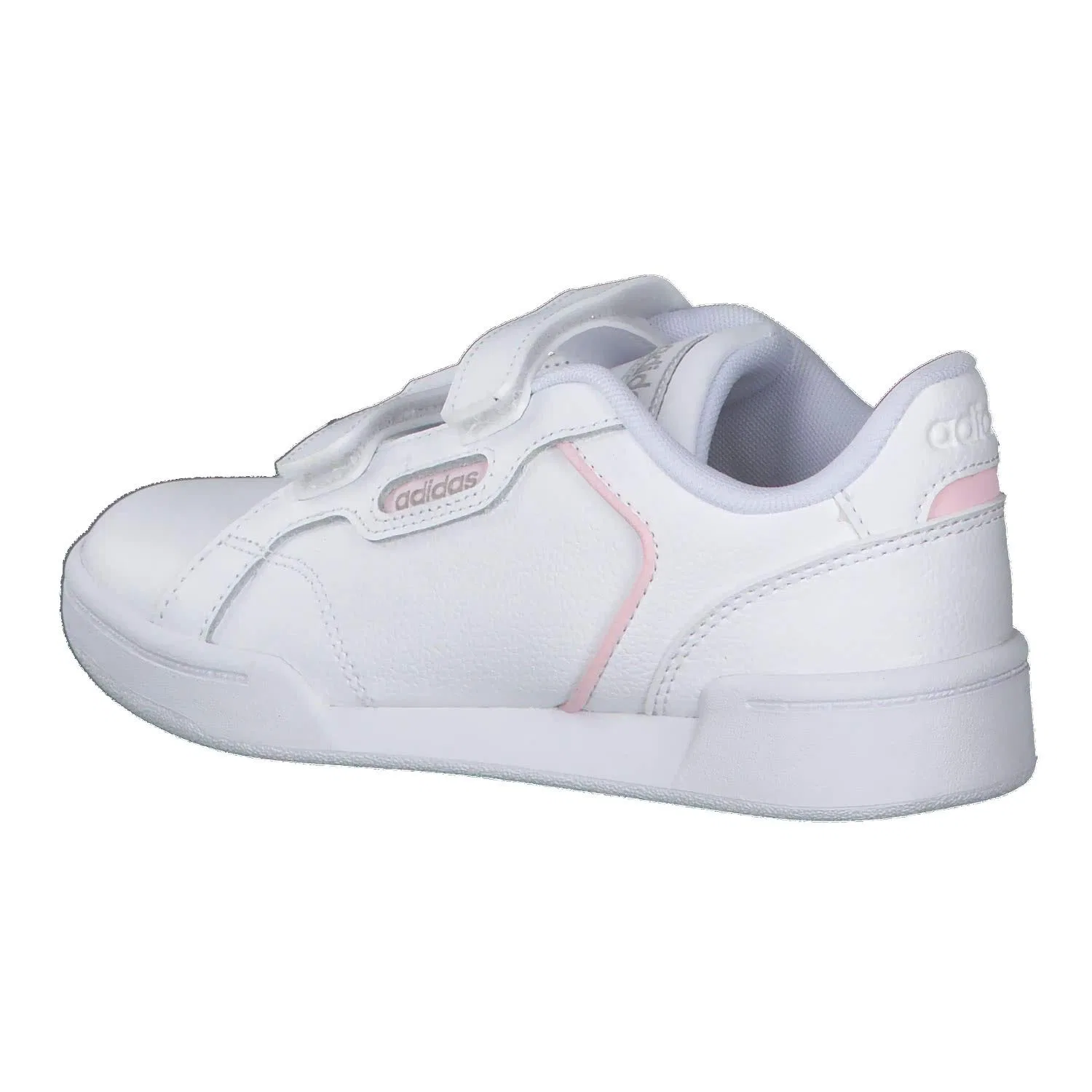 Детские кроссовки для мальчиков с замшей Roguera C Adidas, Ftwr White Ftwr White Platin Met — фото 4