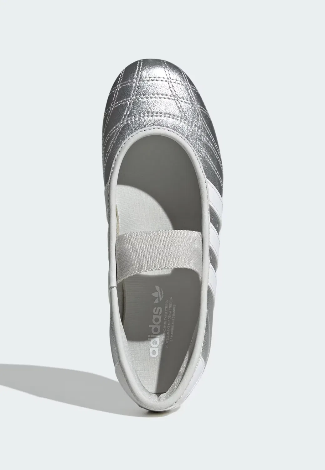 Кроссовки Adidas Originals Taekwondo серебристого цвета — фото 3