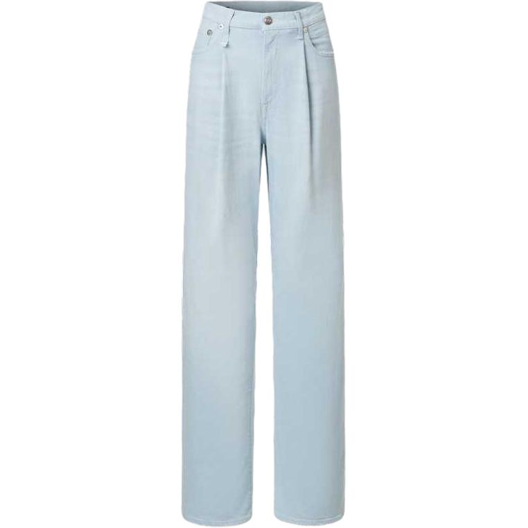 

R13 Джинсы женские выцветшие синие