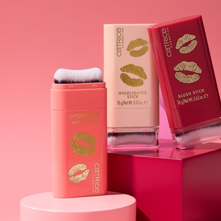 Кремовые румяна Catrice KISS & GLOW, C01 Cheeky Flirt 18 g — фото 3